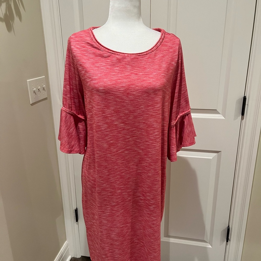 Max Studio Ruffle Sleeve Dress